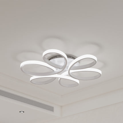 LED Lamp Ceiling Light Cool White Floral Pendant Chandelier 74CM