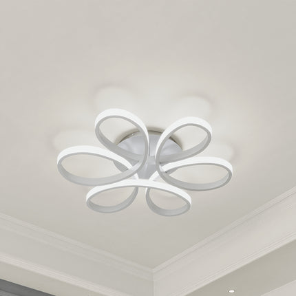 LED Lamp Ceiling Light Cool White Floral Pendant Chandelier 74CM