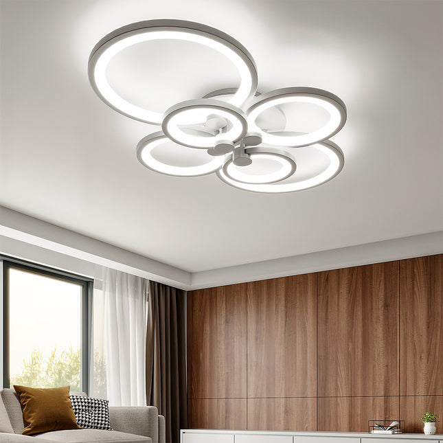 LED Light Ceiling Lights Cool White Chandelier Lamp 6 Head