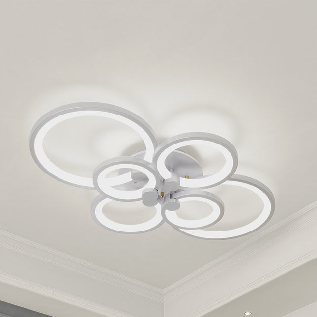 LED Light Ceiling Lights Cool White Chandelier Lamp 6 Head