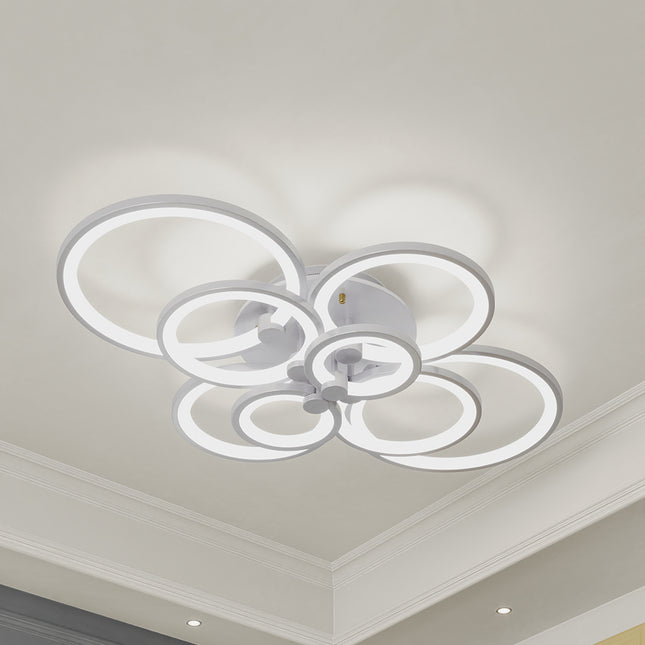 LED Light Ceiling Lights Cool White Chandelier Lamp 8 Head