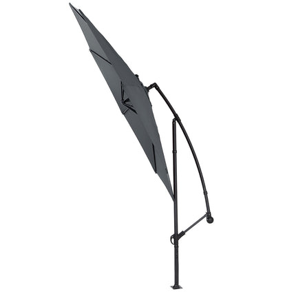 3M Large Cantilever Garden Parasol with Crank Handle No Base