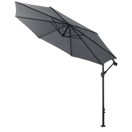 3M Large Cantilever Garden Parasol with Crank Handle No Base