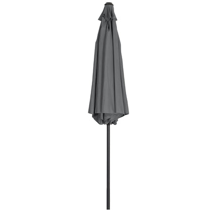 Patio Umbrella 3M Large Traditional Parasol with Resin Base