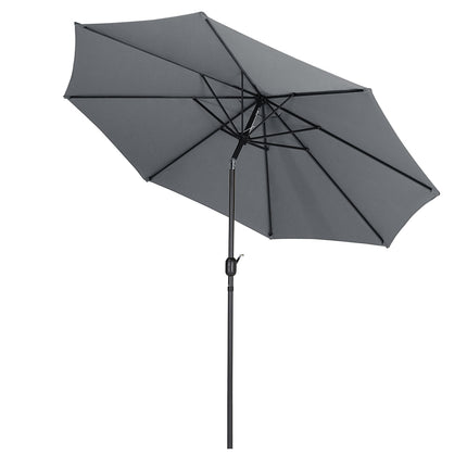 Patio Umbrella 3M Large Traditional Parasol with Resin Base