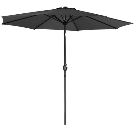 3M Large Rotating Patio Parasol Outdoor Umbrella for Outdoor Sunshade and Rain No Base