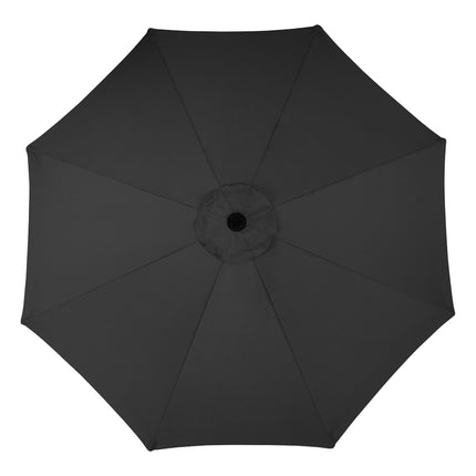 Patio Umbrella 3M Large Traditional Parasol with Resin Base
