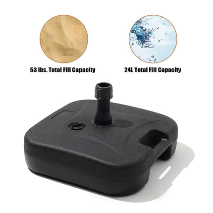 Parasol Base Stand / Water Filled 20KG For Square and Round Parasol
