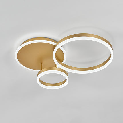Modern Round LED Chandelier Ceiling Light  3 Circle Cool White