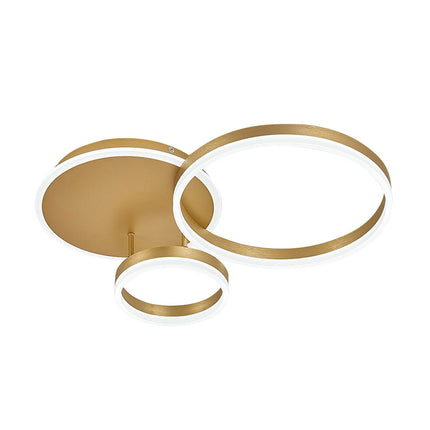 Modern Round LED Chandelier Ceiling Light  3 Circle Cool White