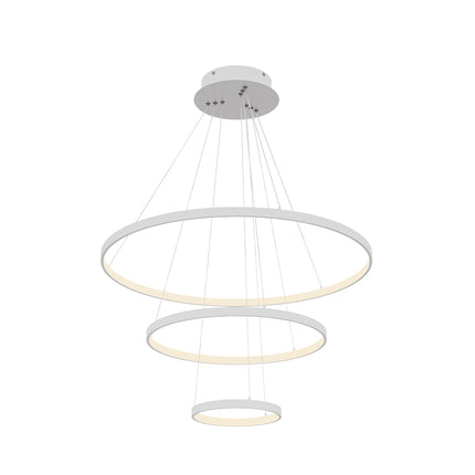 Modern 3 Circle Shape LED Chandelier Ceiling Light , 40+60+80CM Cool White
