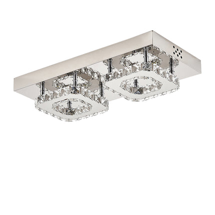 Modern Small Crystal LED Ceiling Light for Hallways and Corridor