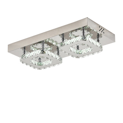 Modern Small Crystal LED Ceiling Light for Hallways and Corridor