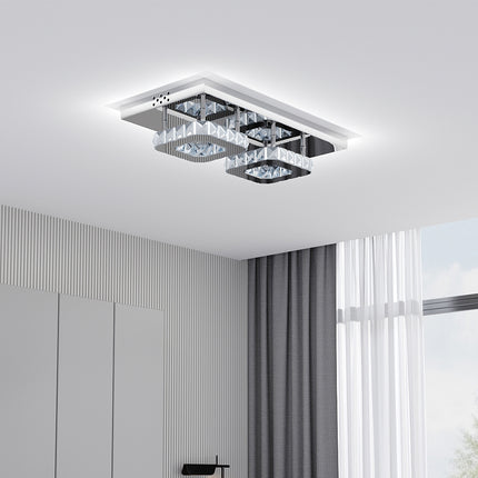Modern Small Crystal LED Ceiling Light for Hallways and Corridor