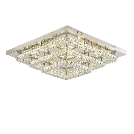 Modern LED Ceiling Light Crystal Chandelier Lamp 60CM Dimmable