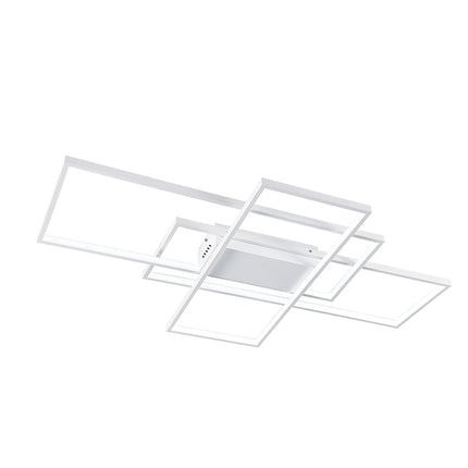 Modern Rectangle LED Chandelier Ceiling Light , 90CM Cool White