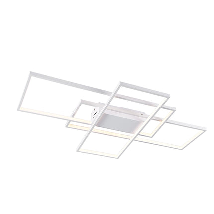 Modern Rectangle LED Chandelier Ceiling Light , 90CM Dimmable