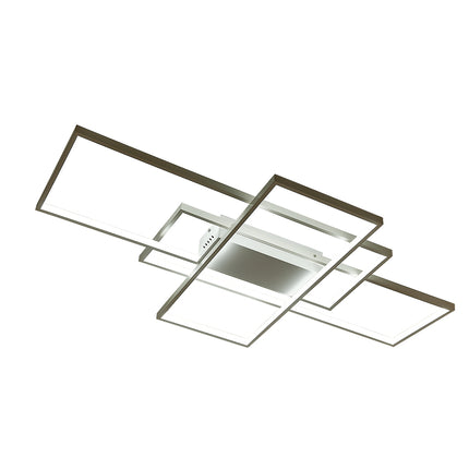 Modern Rectangle LED Chandelier Ceiling Light , 90CM Dimmable