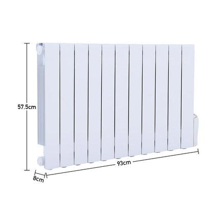 1800W Oil Filled Radiator Electric Space Heater with LED Screen