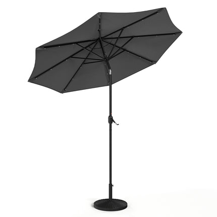 Patio Umbrella 3M Large Traditional Parasol with Resin Base
