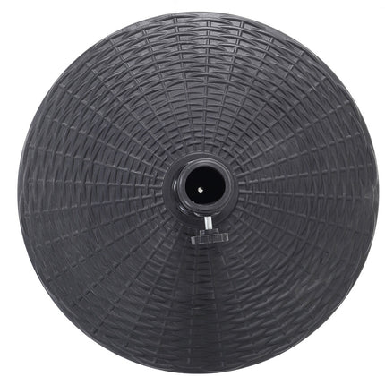 Black 14KG Resin Umbrella Base For Square and Round Parasol