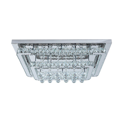 Modern Crystal LED Flush Mount Ceiling Light Fixture 80x60x20CM