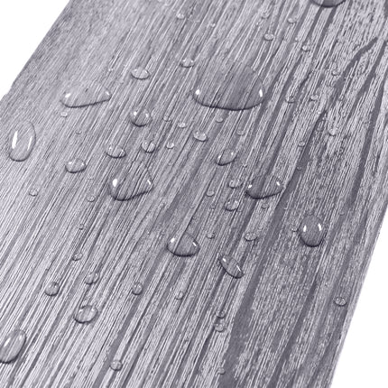 36 Pcs Wood Grain PVC Self-Adhesive Flooring Plank 91.5cm L x 15.2cm W