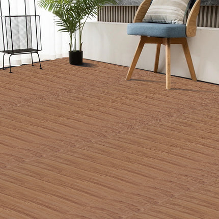 36 Pcs Wood Grain PVC Self-Adhesive Flooring Plank 91.5cm L x 15.2cm W