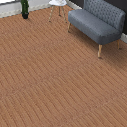36 Pcs Wood Grain PVC Self-Adhesive Flooring Plank 91.5cm L x 15.2cm W