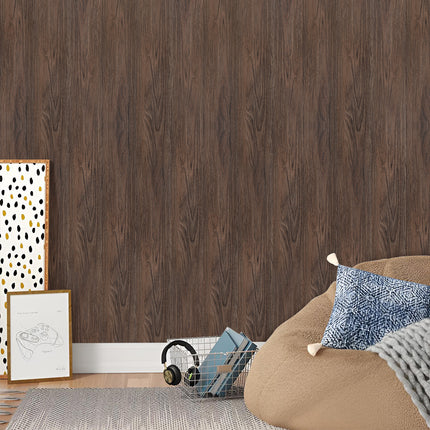36 Pcs Wood Grain PVC Self-Adhesive Flooring Plank 91.5cm L x 15.2cm W