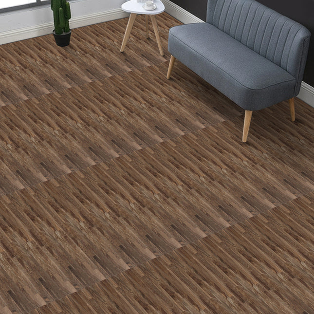 36Pcs PVC Wooden Self-adhesive Laminate Flooring Planks for Home Decor
