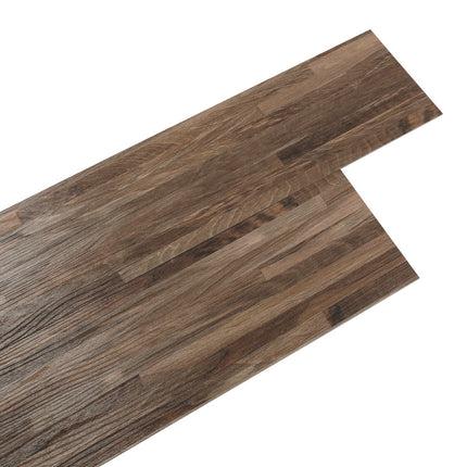 36Pcs PVC Wooden Self-adhesive Laminate Flooring Planks for Home Decor