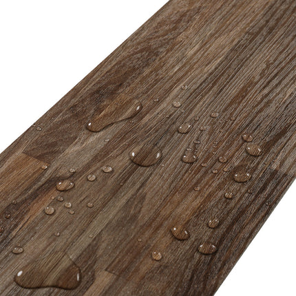 36Pcs PVC Wooden Self-adhesive Laminate Flooring Planks for Home Decor