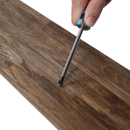36Pcs PVC Wooden Self-adhesive Laminate Flooring Planks for Home Decor
