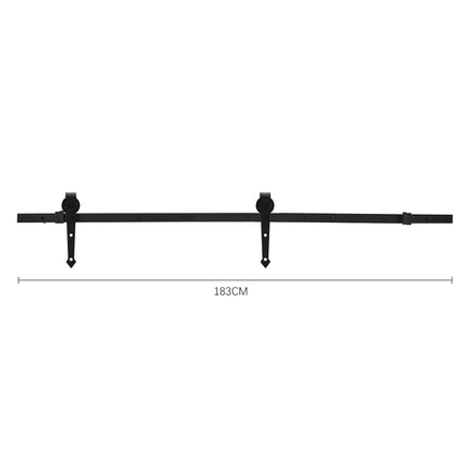 Rustic Arrow Shaped Barn Door Hardware Kit 6ft