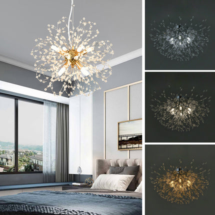 Chrome Beaded Fireworks Recessed Ceiling Light