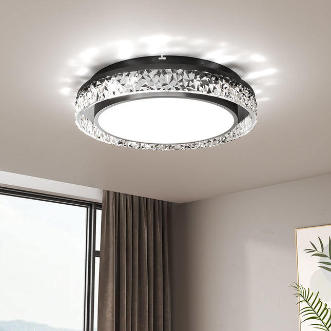 Round Acrylic Flush Mount LED Ceiling Light Modern Light 50cm