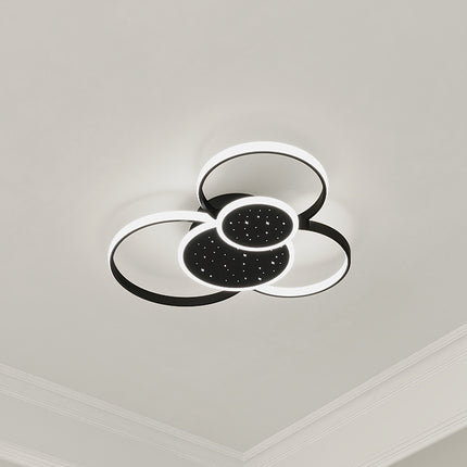 LED 5 Round Ceiling Light in White Light 74x61x10