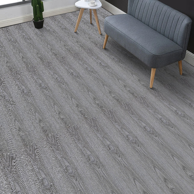Grey Rustic Lifelike Wood Grain Self-adhesive PVC Flooring 91x15 cm