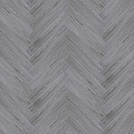 Grey Rustic Lifelike Wood Grain Self-adhesive PVC Flooring 91x15 cm