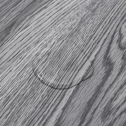 Grey Rustic Lifelike Wood Grain Self-adhesive PVC Flooring 91x15 cm
