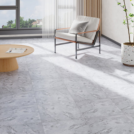 24Pcs Square Self Adhesive Stone Effect Floor Tiles