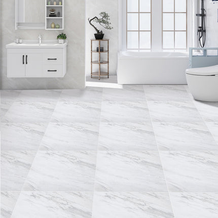 24Pcs Square Self Adhesive Stone Effect Floor Tiles