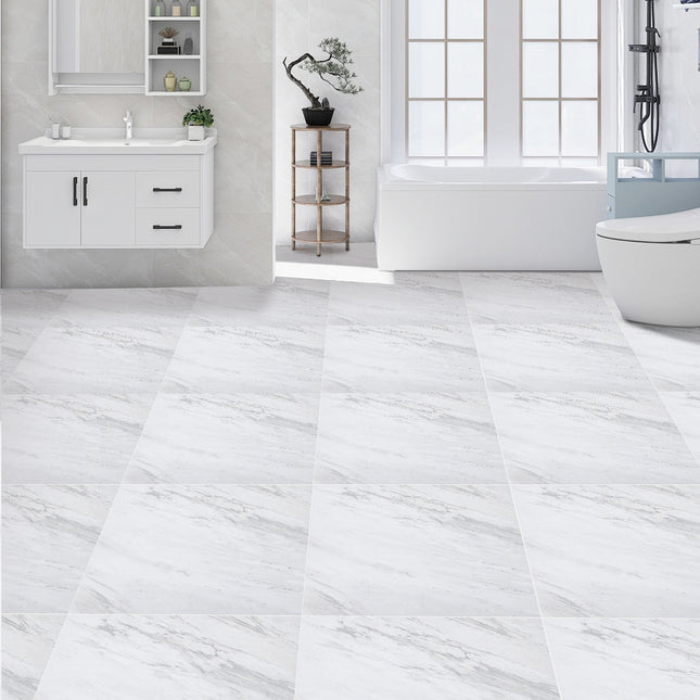 24Pcs Square Self Adhesive Stone Effect Floor Tiles