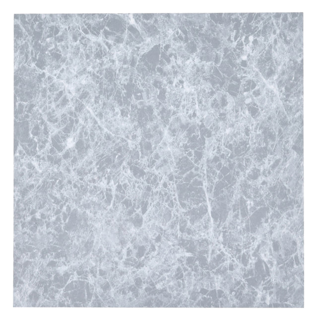 Set of 24 Square Self Adhesive Stone Effect PVC Floor Tiles 45x45 cm