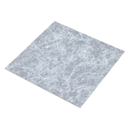 Set of 24 Square Self Adhesive Stone Effect PVC Floor Tiles 45x45 cm