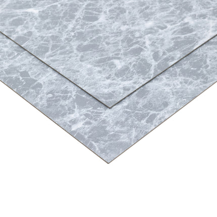 Set of 24 Square Self Adhesive Stone Effect PVC Floor Tiles 45x45 cm