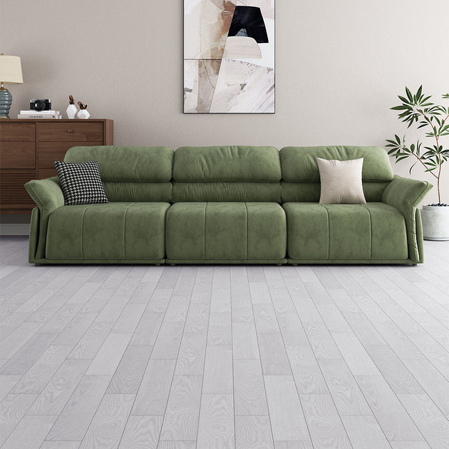 White Rustic Style Wood Plank PVC Laminate Flooring, 5 Square, 91x15 cm
