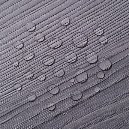 36Pcs Grey Rustic Wood Grain Self-adhesive PVC Flooring 91x15 cm