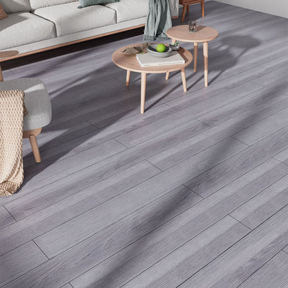 36Pcs Grey Rustic Wood Grain Self-adhesive PVC Flooring